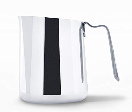 Milk Frother Pitcher with Fluted Spout