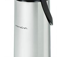 HomeCraft 2-Liter Stainless Steel Thermal Airpot Coffee Carafe