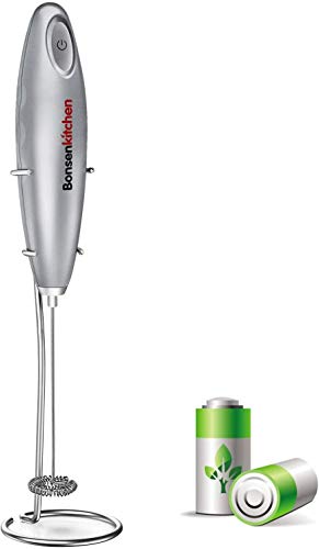 Battery Handheld Milk Frother for Bulletproof Coffee, Matcha