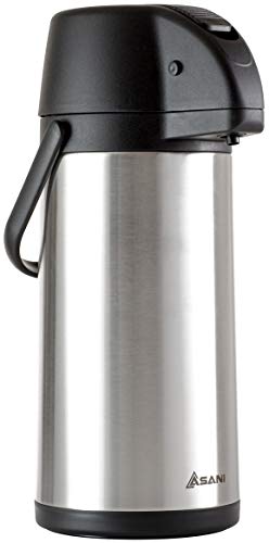 Thermal Coffee Airpot Carafe with Pump Beverage Dispenser