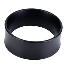 Premium espresso dosing funnel made from aluminum alloy and stainless steel, ideal for precise coffee measurement and easy cleaning.
