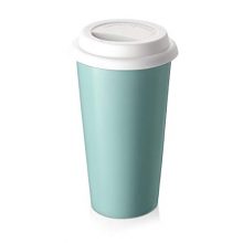 ZONESUM 14 OZ Double Wall Travel Coffee Tumbler Cup