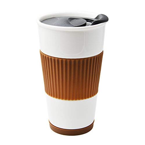 UDMG Ceramic Double Wall Insulated Travel Coffee Cup