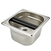 Coffee Knock Box, Stainless Steel Espresso Knock Box