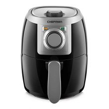 Chefman TurboFry 2-Quart Air Fryer – Compact and Healthy Fryer with Adjustable Temperature, Timer, and Dishwasher Safe Basket in Black"