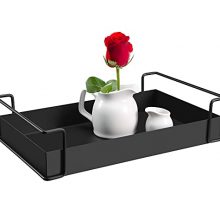 YURONG 1-Tier Decorative Coffee Table Tray