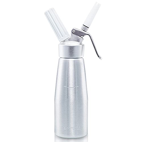Aluminum Cream Whipper Charger Holder and Cleaning Brush