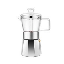 GEESTA Moka Pot Premium Crystal Glass