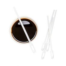 White Plastic Keyhole Coffee Stirrer