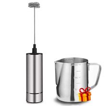 Coffee Frother for Milk Foaming, Latte/Cappuccino Frother Mini Frappe Mixer