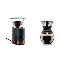 Electronic Coffee Grinder with Continuously Adjustable Grind