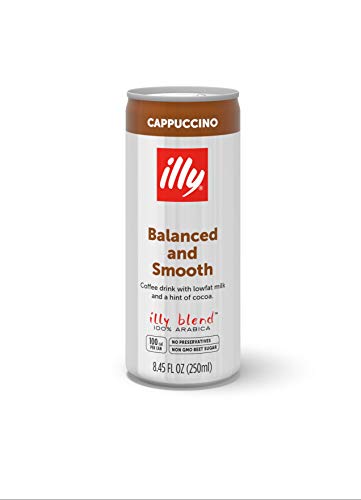 illy Ready-to-Drink Cappuccino, Authentic Italian Coffee