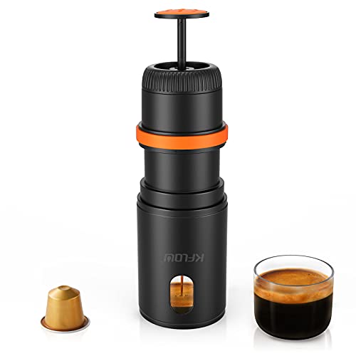 Portable Espresso Maker Compatible with Ground Coffee