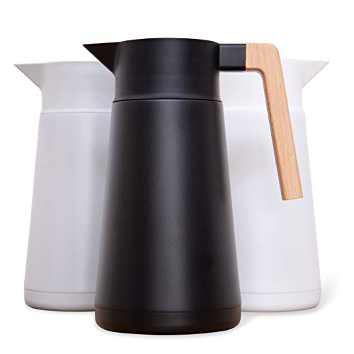 Large Thermal Coffee Carafe With Removable Tea Infuser and Strainer