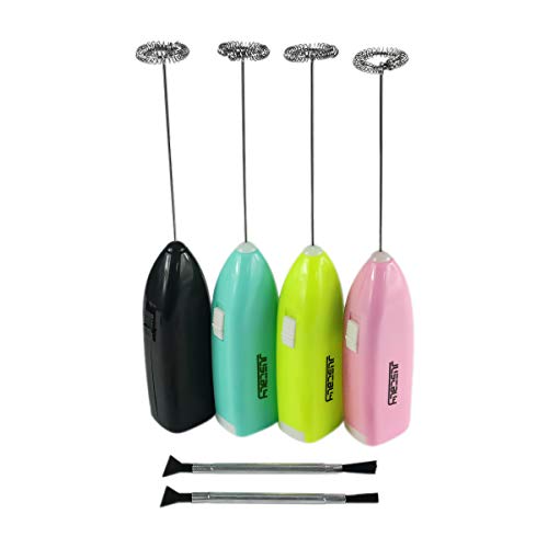 4pcs Electric Mini Kitchen Stirrer Milk Frother Coffee Egg