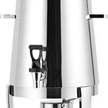 Hot Beverage Dispenser Chafer Urn with Chrome Accents