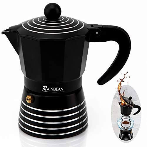 RAINBEAN Stovetop Espresso Maker 3 Cup Moka Pot