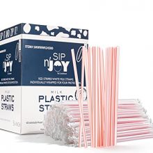 [500] Cocktail Straws Stirrers, Individually Wrapped