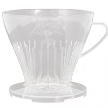 Melitta Pour Over Filter Holder (1x4) for brewing up to 10 cups of coffee or tea, designed for easy pouring and cleaning. 