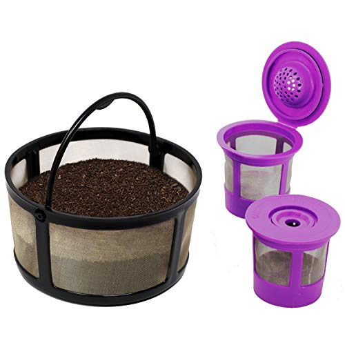 Reusable Mesh Ground Coffee Filter Carafe for Keurig