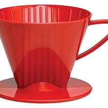 Red Coffee Filter Cone
