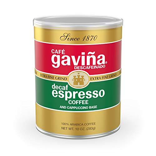 Cafe Gavina Decaf Espresso Roast Extra Fine Ground Coffee