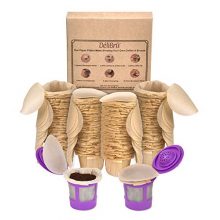 Unbleached Paper Filters With Lid for Reusable Coffee Pods