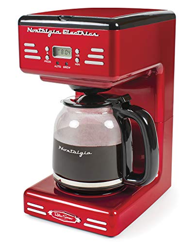 Nostalgia New & Improved 12-Cup Programmable Coffee Maker