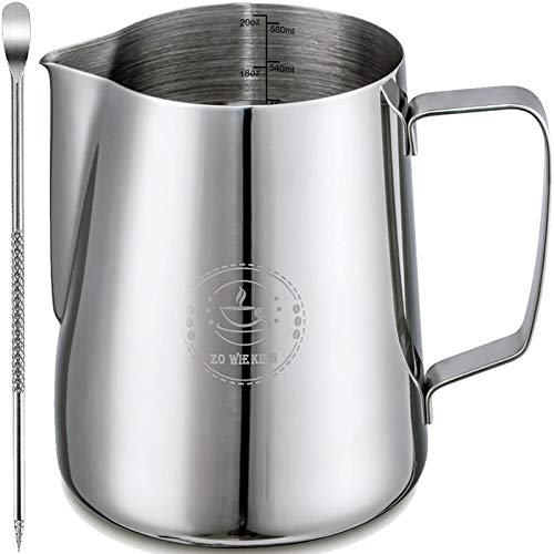 Espresso Steaming Pitcher 20oz Milk Frother cup