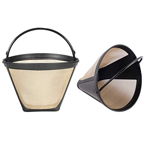 2PCS #4 Cone Reusable Coffee Filters