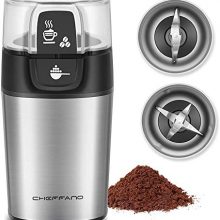 CHEFFANO Stainless Steel Spice Grinder Coffee Bean
