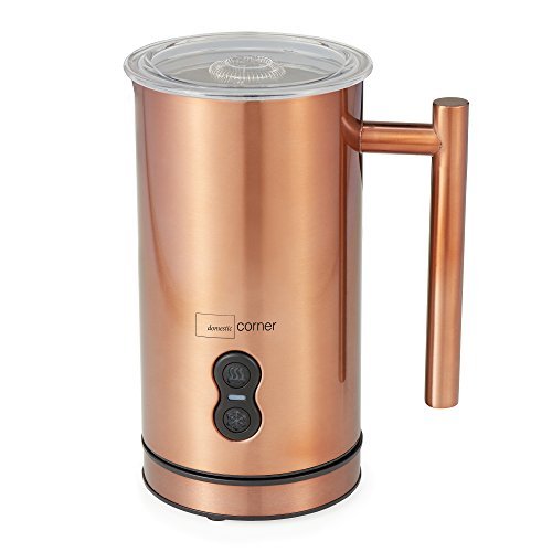 Milk Frother Cappuccino, Iced Coffee Drinks, Copper Finish
