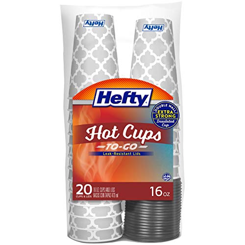 Hefty Disposable Hot Cups with Lids