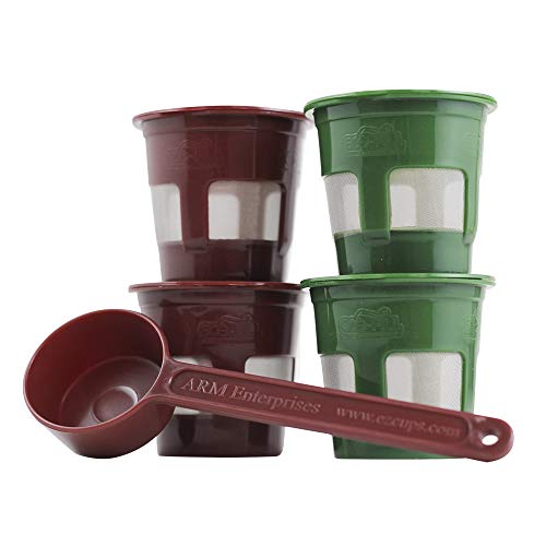 Perfect Pod 4-Pack Reusable Coffee Pod Filters and Coffee Scoop