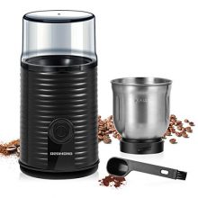 Black Coffee Grinder Electric 12 Cups Capacity