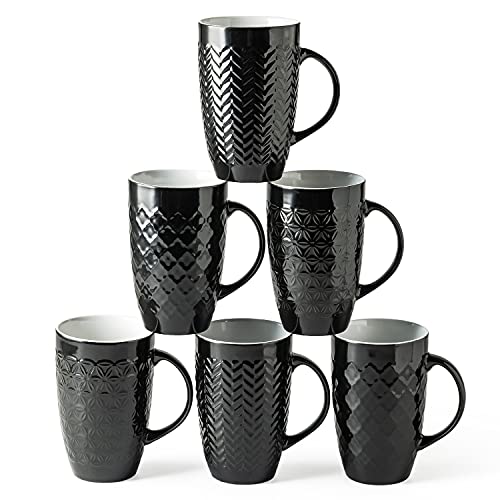 AmorArc Porcelain Coffee Mugs Set of 6