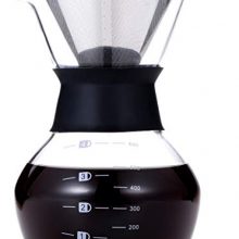 Pour Over Coffee Dripper Glass Carafe