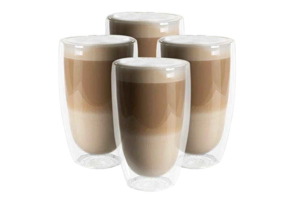 AMEDY'S Set Of 4 Insulated Double Wall Glasses