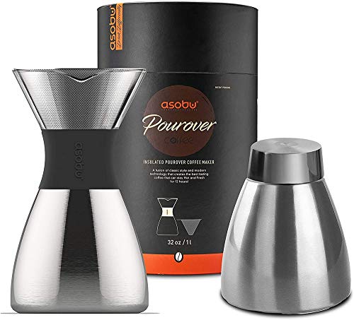 Double-Wall Vacuum Pour Over Coffee Maker