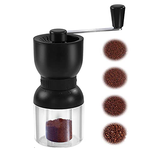 LHS Manual Coffee Grinder with Ceramic Burrs