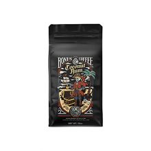 Coconut Rum Flavored Coffee Beans and Ground Coffee