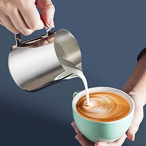 Milk Frothing Pitcher Cappuccino Latte Art Espresso Cream Cup
