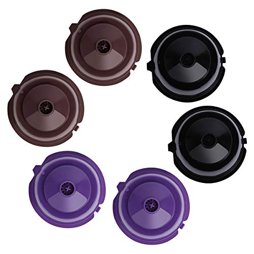 KEEPOW Reusable Colorful Coffee Filter Compatible with Dolce Gusto