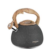 Poliviar Tea Kettle, 2.7 Quart Natural Stone Finish