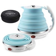 Silicone Travel Foldable Electric Kettle Boil Dry