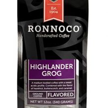 Ronnoco Highlander Grog. 12 oz Ground Coffee