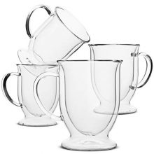 BTaT- Coffee Mug, Coffee Glass, Set of 4