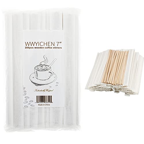 Independent Wrapped Wooden Coffee Stirrers