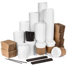 Coffee Disposable Coffee Cups with Lids