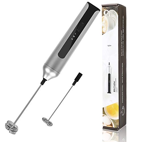 Rechargeable Milk Frother for Bulletproof Coffee Latte, Cappuccino